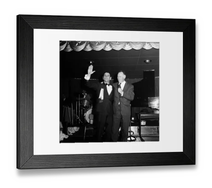 Framed Print : Manchester City football team celebrate in a Manchester club after winning the 1968