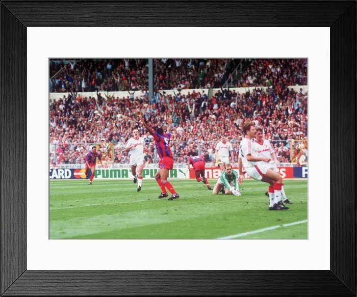 Framed Print : FA Cup Final 1990 Crystal Palace 3, Manchester United 3 - Draw Framed Print : FA Cup Final 1990 Crystal Palace 3, Manchester United 3 - Draw
