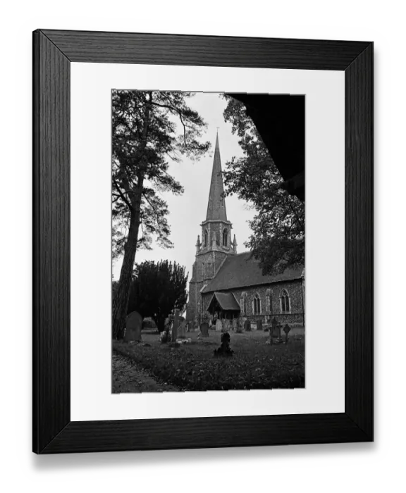 Framed Print : St James Church, Greenstead Green, Essex. 16th June 1963 Framed Print : St James Church, Greenstead Green, Essex. 16th June 1963