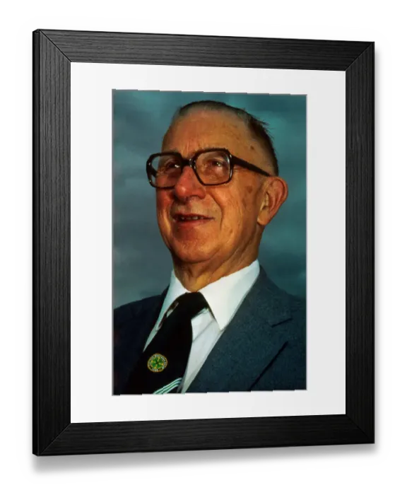 Framed Print : Desmond White Celtic football chairman August 1985