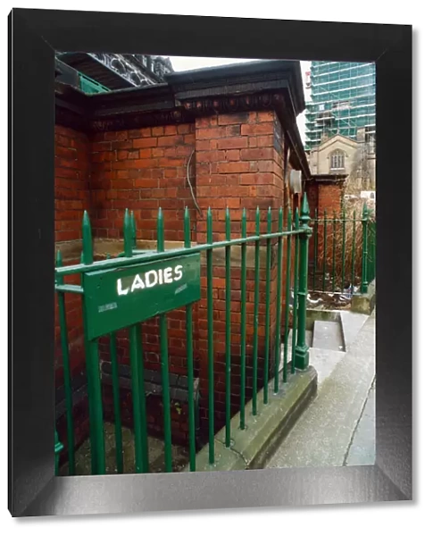 Ladies toilets, Nicholas Street, Newcastle. 25th March 1991