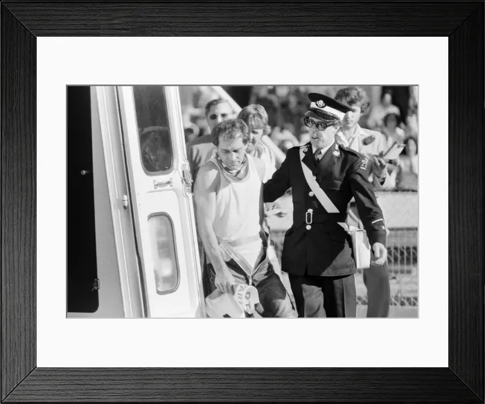 Framed Print : Speedway, World Team Cup Final, White City Stadium, London, 16th September 1979. Action