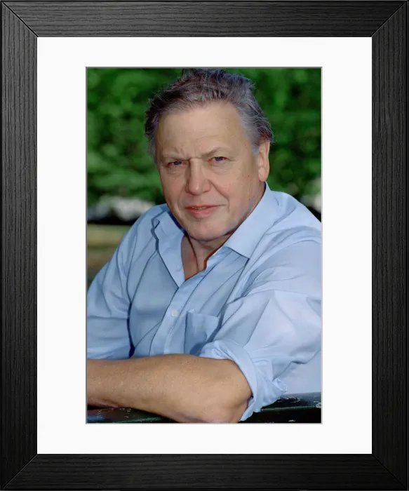 Framed Print : Sir David Attenborough. Television Wildlife and Nature Presenter Portraits Framed Print : Sir David Attenborough. Television Wildlife and Nature Presenter Portraits