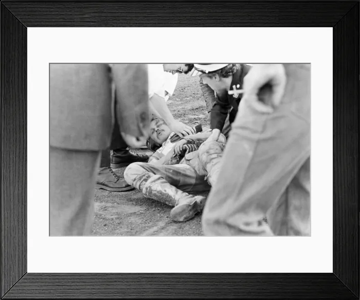 Framed Print : Speedway, World Team Cup Final, White City Stadium, London, 16th September 1979. Action