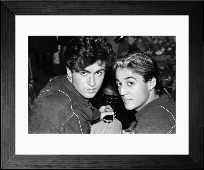 Framed Print : New pop sensation Wham! pictured in concert in Aberdeen, Scotland
