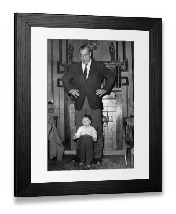 Framed Print : Primo Carnera, professional wrestler, also a former professional boxer Framed Print : Primo Carnera, professional wrestler, also a former professional boxer