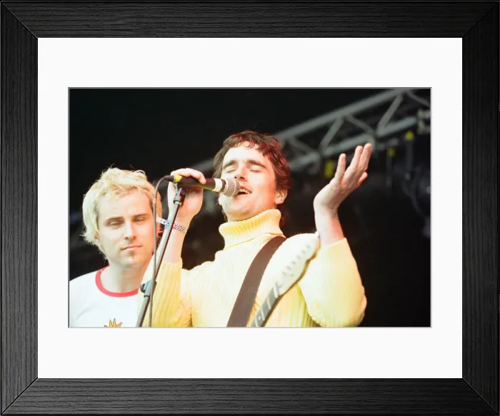 Framed Print : Music in the Bay 1997, Atlantic Wharf, Cardiff, Wales, Saturday 14th June 1997