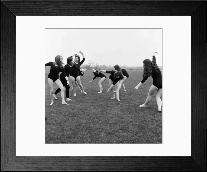Framed Print : Dancing team at St Marys Covent. 1971 Framed Print : Dancing team at St Marys Covent. 1971
