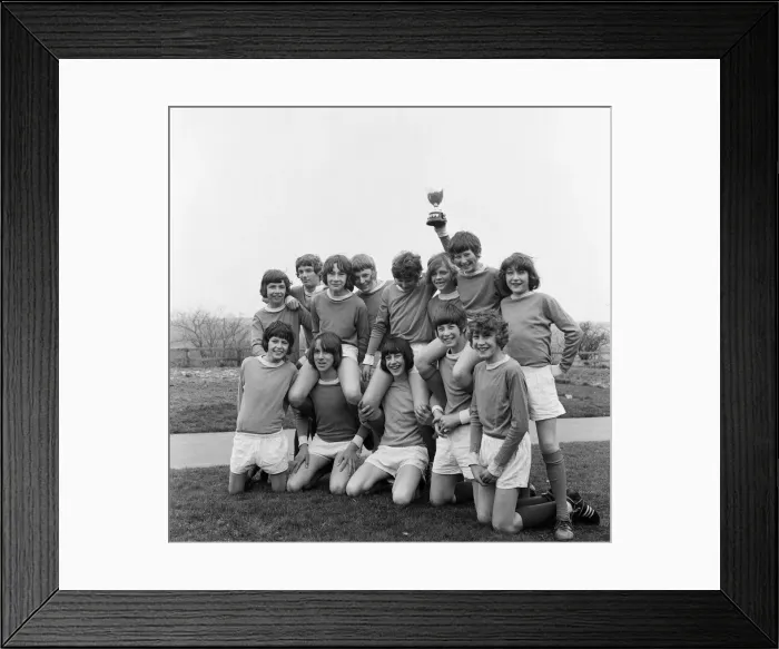 Framed Print : Loftus Rosecroft School football team. 1971