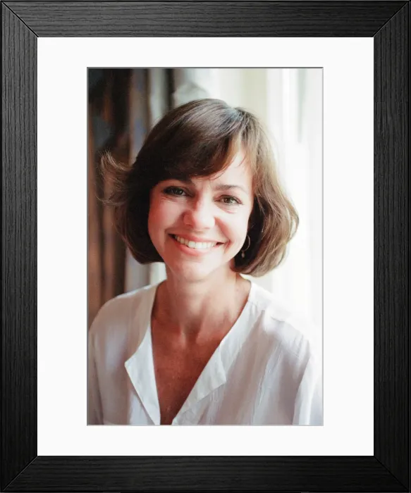 Framed Print : Sally Field, american actress, in the UK to promote new film, Soapdish