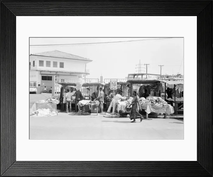 Framed Print : Monrovia, Liberia, West Africa. Published 13th April 1980 Framed Print : Monrovia, Liberia, West Africa. Published 13th April 1980