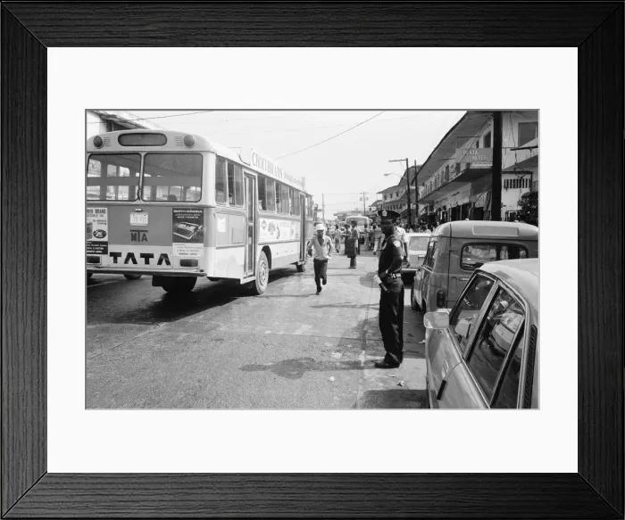 Framed Print : Monrovia, Liberia, West Africa. Published 13th April 1980 Framed Print : Monrovia, Liberia, West Africa. Published 13th April 1980