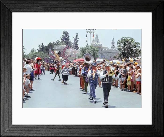 Framed Print : Scenes at the Disneyland theme park in Anaheim, California, United States