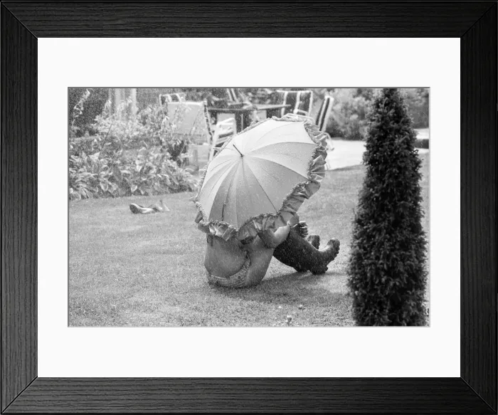Framed Print : Hoping for a spot of rain to take her mind off the heatwave, this young lady, Jody Framed Print : Hoping for a spot of rain to take her mind off the heatwave, this young lady, Jody