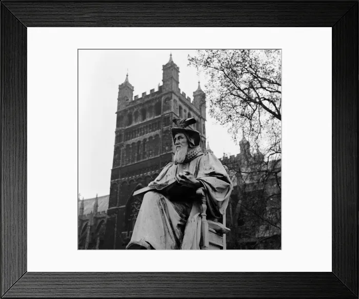 Framed Print : View of Exeter Cathedral, Devon. 13th April 1961 Framed Print : View of Exeter Cathedral, Devon. 13th April 1961