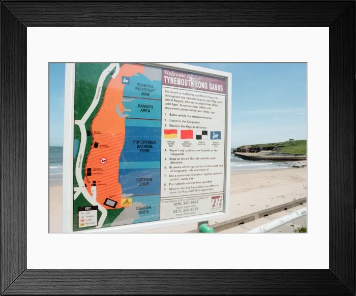 Framed Print : Beach Scenes, Tynemouth, Tyne & Wear, England, 5th June 1998. Tynemouth Long Sands Framed Print : Beach Scenes, Tynemouth, Tyne & Wear, England, 5th June 1998. Tynemouth Long Sands
