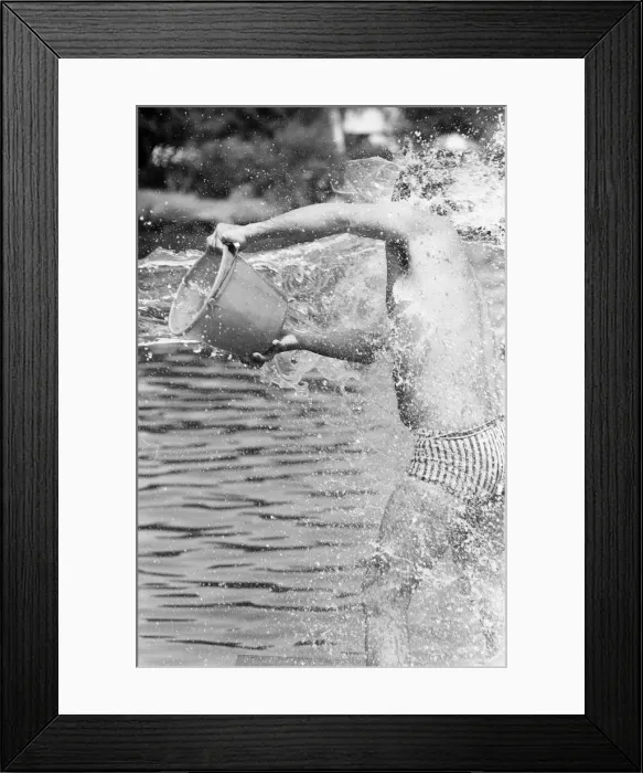 Framed Print : Water Carnival, Thameside, July 1976. General Scenes Framed Print : Water Carnival, Thameside, July 1976. General Scenes