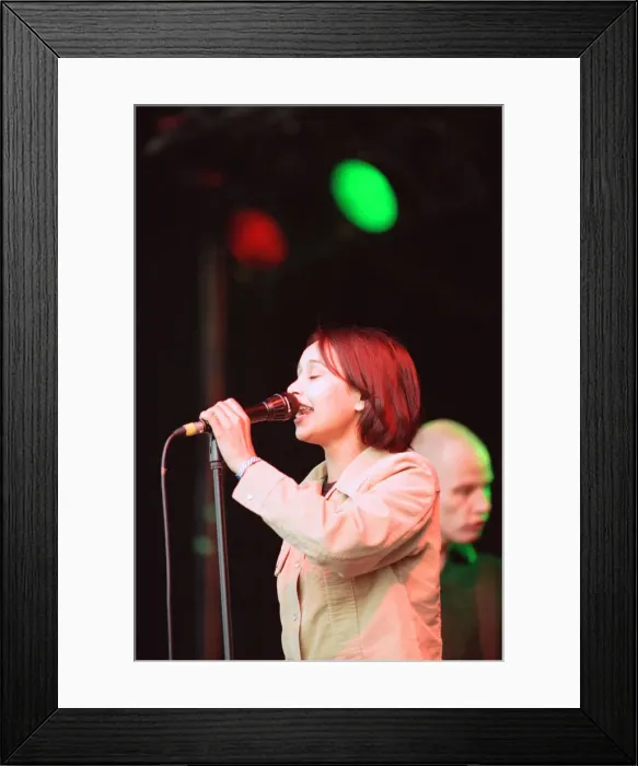 Framed Print : Music in the Bay 1997, Atlantic Wharf, Cardiff, Wales, Saturday 14th June 1997