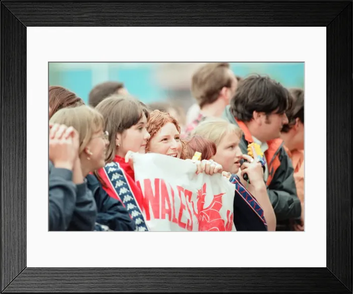 Framed Print : Music in the Bay 1997, Atlantic Wharf, Cardiff, Wales, Saturday 14th June 1997