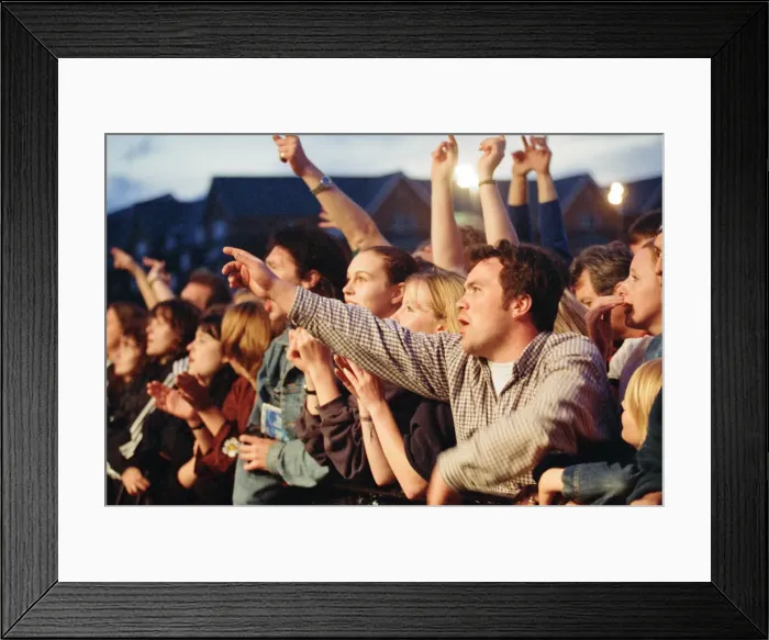 Framed Print : Music in the Bay 1997, Atlantic Wharf, Cardiff, Wales, Saturday 14th June 1997 Framed Print : Music in the Bay 1997, Atlantic Wharf, Cardiff, Wales, Saturday 14th June 1997