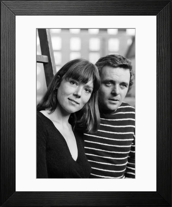 Framed Print : Anthony Hopkins and Diana Rigg. Both will be staring in Macbeth in the new National Framed Print : Anthony Hopkins and Diana Rigg. Both will be staring in Macbeth in the new National