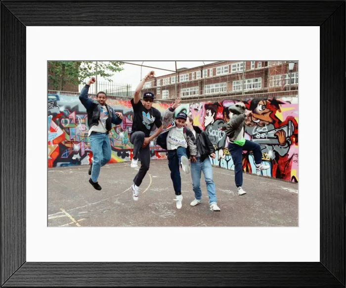 Framed Print : Hip Hop Rap. 6th June 1988 Framed Print : Hip Hop Rap. 6th June 1988