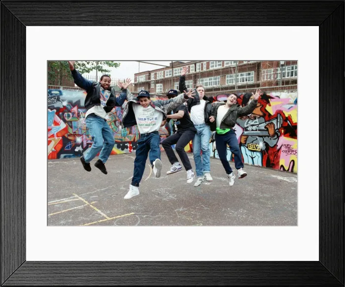 Framed Print : Hip Hop Rap. 6th June 1988 Framed Print : Hip Hop Rap. 6th June 1988