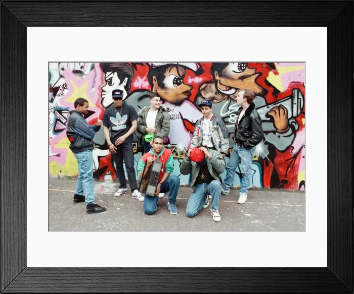 Framed Print : Hip Hop Rap. 6th June 1988 Framed Print : Hip Hop Rap. 6th June 1988