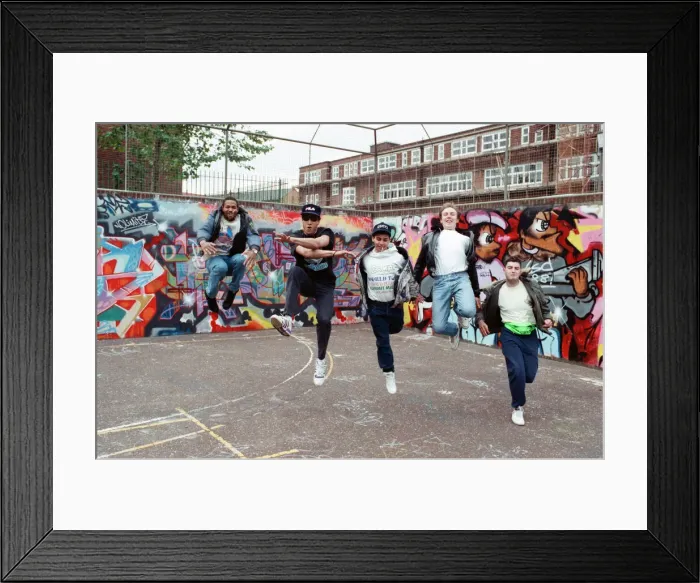 Framed Print : Hip Hop Rap. 6th June 1988 Framed Print : Hip Hop Rap. 6th June 1988