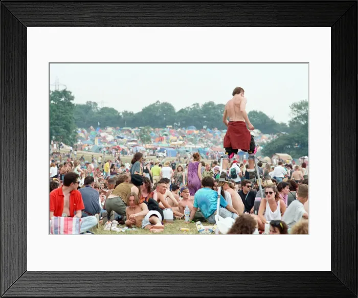 Framed Print : Glastonbury Festival. 27th June 1992 Framed Print : Glastonbury Festival. 27th June 1992