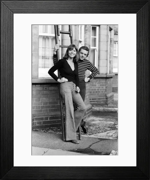 Framed Print : Anthony Hopkins and Diana Rigg. Both will be staring in Macbeth in the new National Framed Print : Anthony Hopkins and Diana Rigg. Both will be staring in Macbeth in the new National