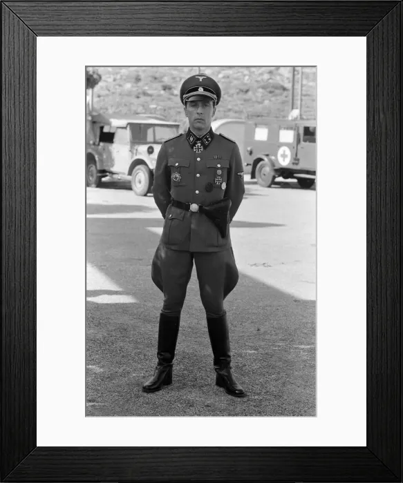 Framed Print : Anthony Valentine on the set of Escape to Athena in Rhodes, Greece Framed Print : Anthony Valentine on the set of Escape to Athena in Rhodes, Greece