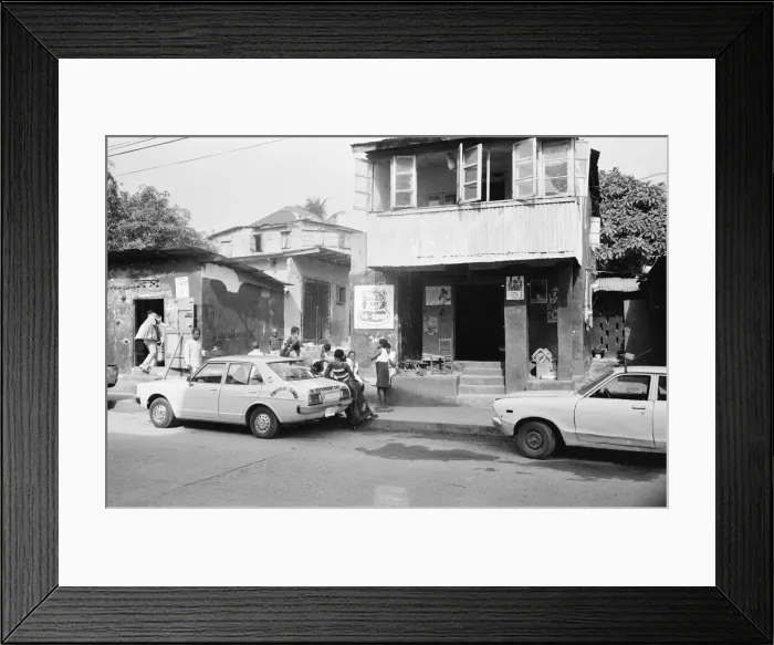 Framed Print : Monrovia, Liberia, West Africa. Published 13th April 1980 Framed Print : Monrovia, Liberia, West Africa. Published 13th April 1980