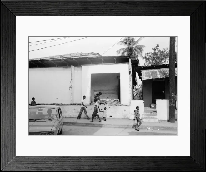 Framed Print : Monrovia, Liberia, West Africa. Published 13th April 1980