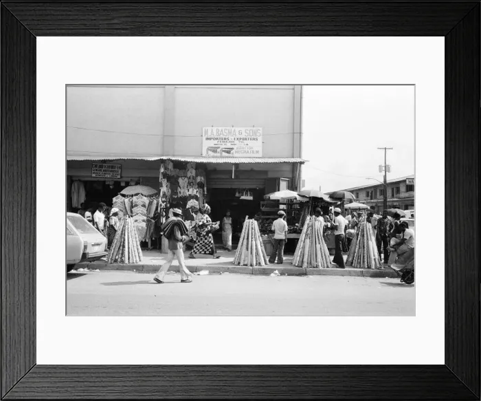 Framed Print : Monrovia, Liberia, West Africa. Published 13th April 1980