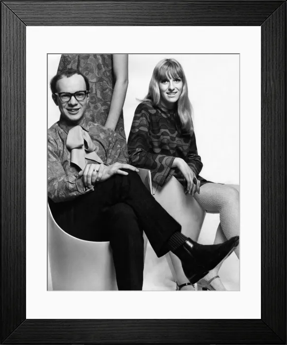 Framed Print : David and Marion Donaldson, Fashion Designers, husband and wife team, pictured, Glasgow Framed Print : David and Marion Donaldson, Fashion Designers, husband and wife team, pictured, Glasgow