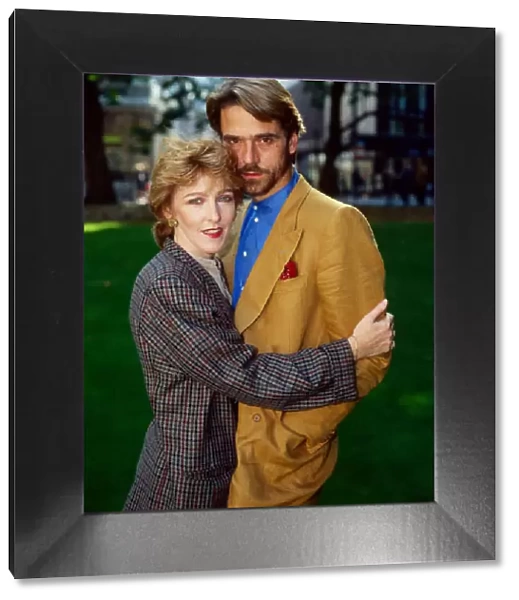 Jeremy Irons with Patricia Hodge September 1983