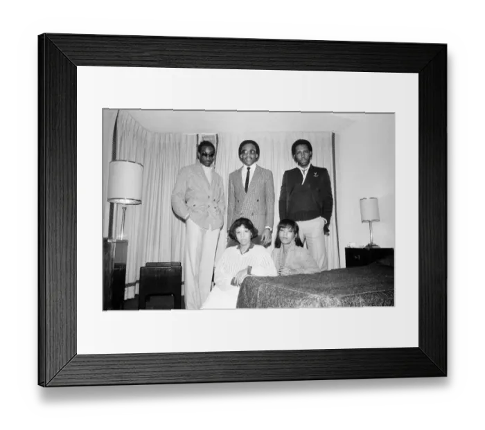 Framed Print : Chic, Music Group in the UK to promote their record Le Freak Framed Print : Chic, Music Group in the UK to promote their record Le Freak