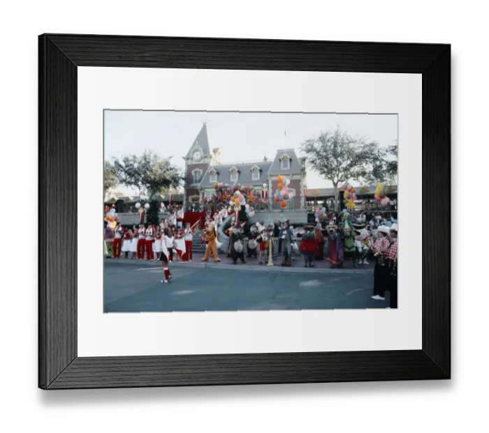Framed Print : Scenes at the Disneyland theme park in Anaheim, California