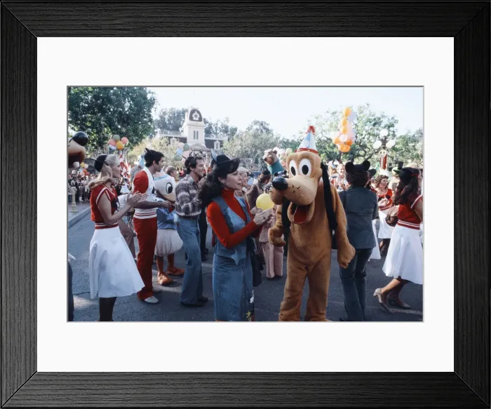 Framed Print : Scenes at the Disneyland theme park in Anaheim, California