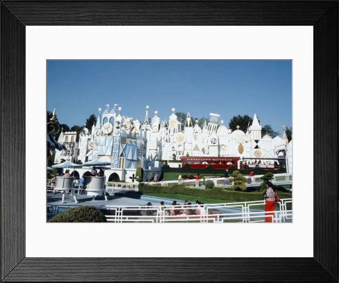 Framed Print : Scenes at the Disneyland theme park in Anaheim, California