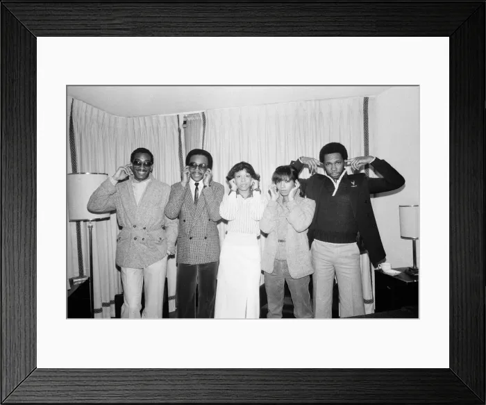 Framed Print : Chic, Music Group in the UK to promote their record Le Freak Framed Print : Chic, Music Group in the UK to promote their record Le Freak