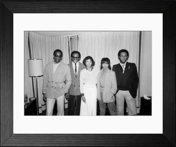 Framed Print : Chic, Music Group in the UK to promote their record Le Freak Framed Print : Chic, Music Group in the UK to promote their record Le Freak