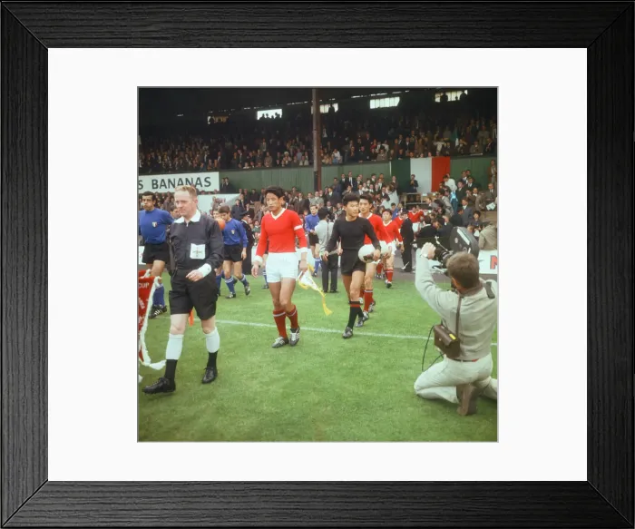 Framed Print : North Korea 1-0 Italy, World Cup Football, Group 4 match, at Ayresome Park, Middlesbrough