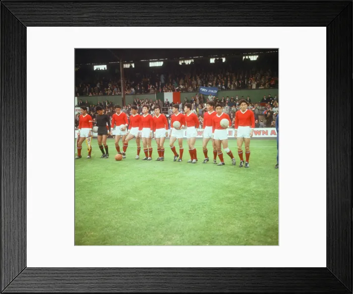 Framed Print : North Korea 1-0 Italy, World Cup Football, Group 4 match, at Ayresome Park, Middlesbrough