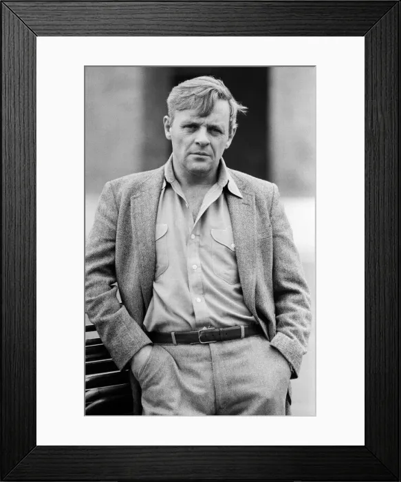 Framed Print : Actor Anthony Hopkins pictured in London. He is due to star in a film with Lesley-Anne