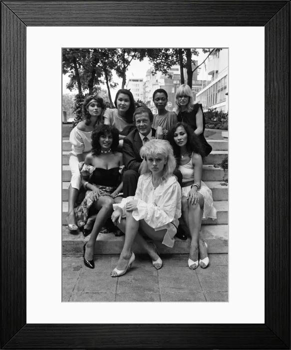 Framed Print : A National Press Photocall for the stars of the new James Bond film Framed Print : A National Press Photocall for the stars of the new James Bond film