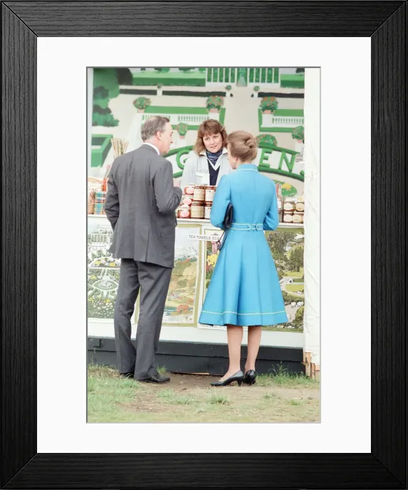 Framed Print : Chelsea Flower Show, 21st May 1988. Princess Anne. The Princess Royal Framed Print : Chelsea Flower Show, 21st May 1988. Princess Anne. The Princess Royal