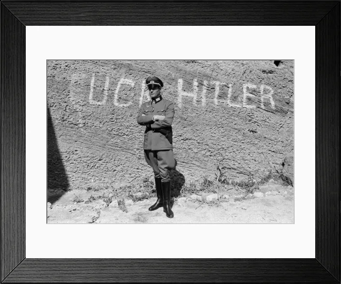 Framed Print : Roger Moore on the set of Escape to Athena in Rhodes, Greece. 8th March 1978 Framed Print : Roger Moore on the set of Escape to Athena in Rhodes, Greece. 8th March 1978