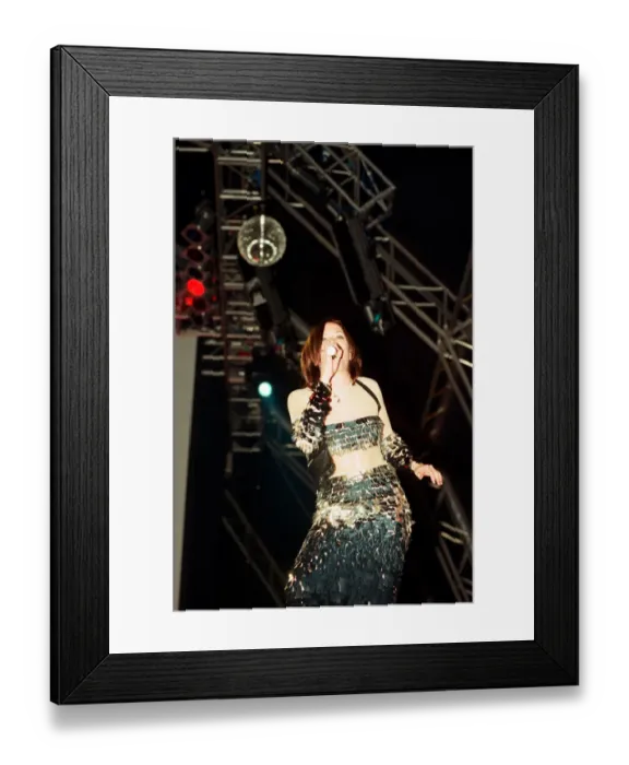 Framed Print : Catatonia performing at Margam Park, South Wales. 29th May 1999 Framed Print : Catatonia performing at Margam Park, South Wales. 29th May 1999
